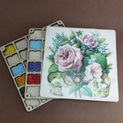 Багатоярусні дерев'яні органайзери для бісеру в ОБЕРІГ - магазин-майстерня рукоділля  