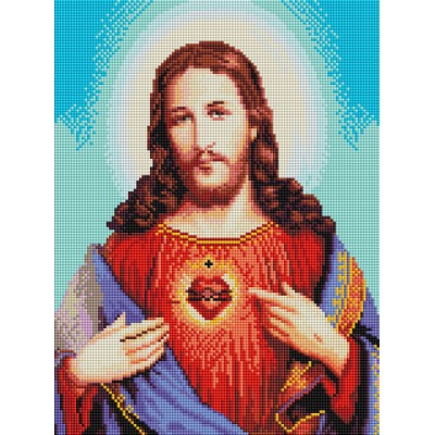 Набір алмазної мозаїки ColorArt 30х40 Ікона "Ісус" ST427