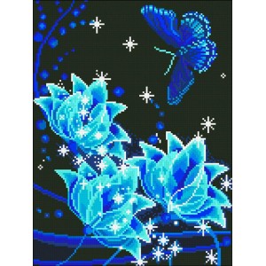 Алмазна мозаїка 30х40 "Нічна соната" АМС-117