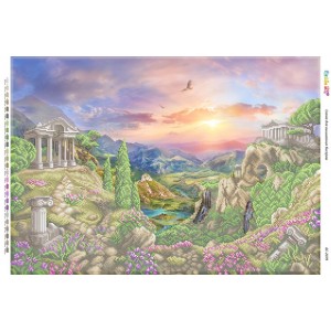 БС-2079 Античний пейзаж. Схема для вишивки бісером