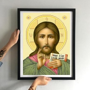 Схема картини Золота Підкова ЗПО-027 "Господь Вседержитель" для вишивання бісером на шовку