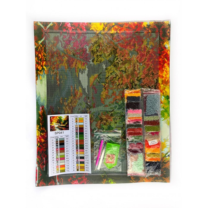 Алмазна мозаїка ColorArt 40х50 "Красива осінь" SP041