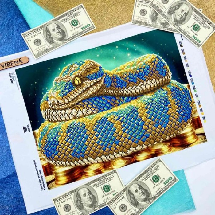 Схема для вишивки бісером "Символ року. Змія" А3Н-564 (А3Н-564)