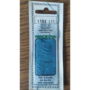 1103 Натуральний шовк для вишивання Madeira Silk