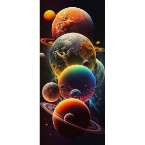 Алмазна мозаїка 30x60 "Планети" TS 1304