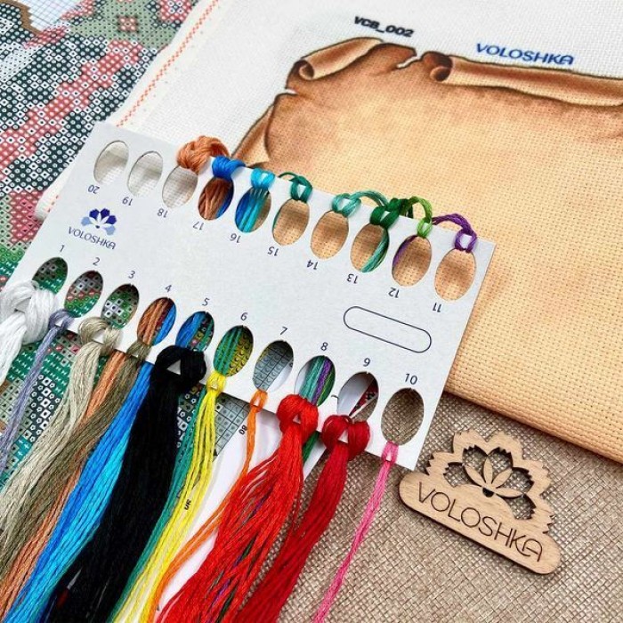 Карта України для вишивки нитками (VCB-002)