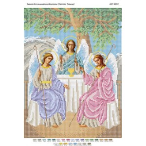 БСР-3059 Свята Трійця. Схема для вишивки бісером