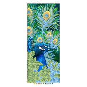 ПМ-4014 "Павич". Схема для вишивки бісером