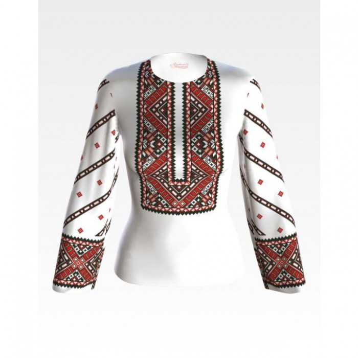 Заготовка жіночої вишиванки "Поділля" для вишивки бісером (БЖ070кБнннн)