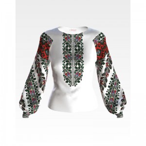 Заготовка жіночої вишиванки "Борщівська чарівність" для вишивки бісером (БЖ152кБнннн)