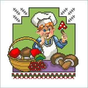 ВК-02 Весела кухня Схема для вишивки бісером