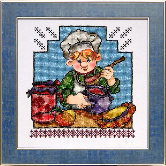 ВК-01 Весела кухня. Схема для вишивки бісером