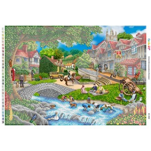 БС-2086 Літне містечко. Схема для вишивки бісером