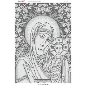 БСР-2127 БМ Казанська (повна зашивка). Схема для вишивки бісером