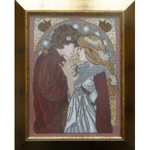 ФЗП Закохана пара. Схема для вишивки бісером