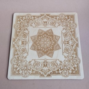 Квадратна дерев'яна кришка до багатоярусного органайзера (060427)