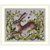 К-147А Заєць. Мережка. Набір для вишивки хрестиком на Aida 16