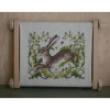 К-147А Заєць. Мережка. Набір для вишивки хрестиком на Aida 16