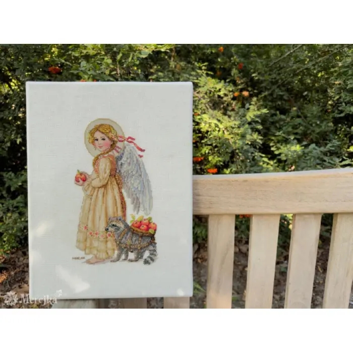 К-259В Час збору яблук. Мережка. Набір для вишивки хрестиком на рівномірці