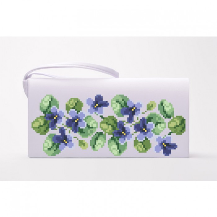 Заготовка клатча "Незабудки" для вишивки бісером (КЛ025кБ1301)