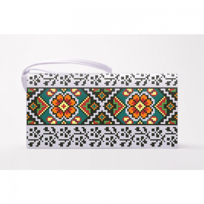 Заготовка клатча "Борщівська квітка" для вишивки бісером (КЛ064кБ1301)