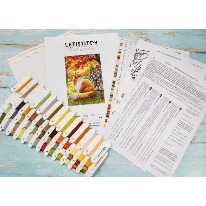 L8061 Друг для лисеняти. Letistitch. Набір для вишивки хрестиком