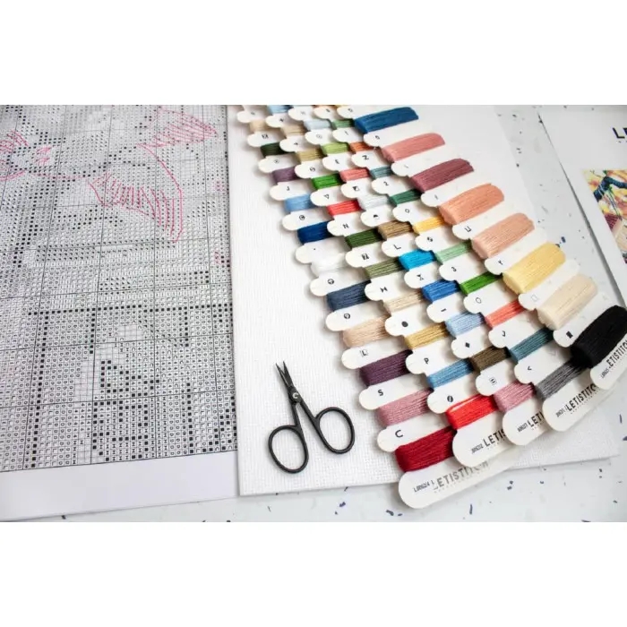 L8062 Весняні співочі птахи. Letistitch. Набір для вишивки хрестиком