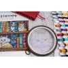 L9917 Книжкова полиця. Letistitch. Набір для вишивки хрестиком на Aida 16