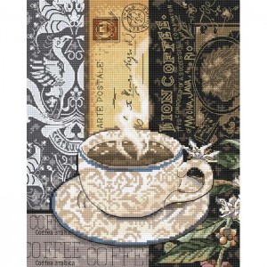 LETI 994 Lion Coffee C. Letistitch. Набір для вишивки хрестиком