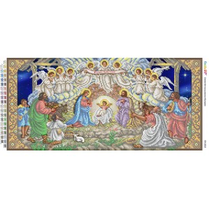 ПВ-2033 Різдво Христове (част. вишивка). Схема для вишивки бісером