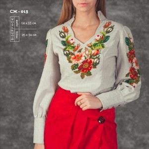 Жіноча сорочка СЖ-013. Заготовка під вишивку