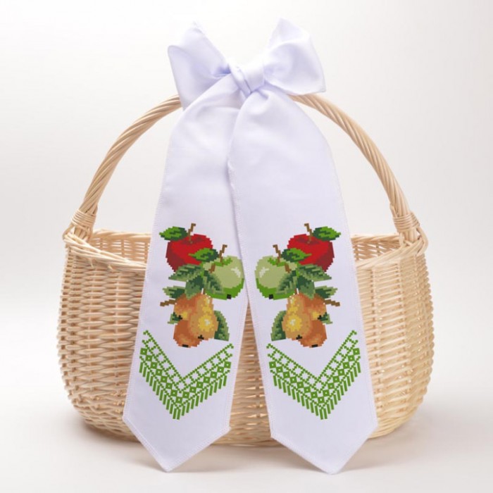 Схема Спасівський бант для вишивки бісером і нитками на тканині (ТР-567)