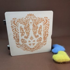 060321к Дерев'яний органайзер для бісеру Блокнотик на 40 комірок, з двома акриловими кришками всередині, кожна комірка пронумерована