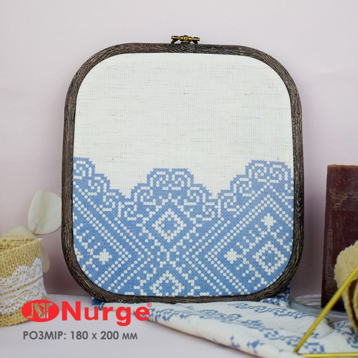 П'яльця Nurge 230-12 (180х200 мм.) темне дерево