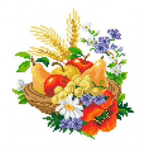 РСМ-011. Схема для вишивки бісером Серветка до Спаса.