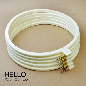 П'яльця пластикові HELLO PL24 кремові