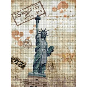 Алмазна мозаїка ColorArt 30х40 "Статуя Свободи" ST1004-2