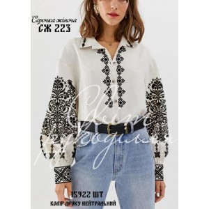 СЖ 223 (СвР). Заготовка жіночої сорочки для вишивки