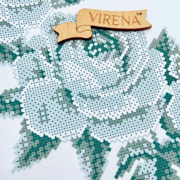 Рушник весільний великий "Срібні троянди" РВВ-062 (РВВ-062)