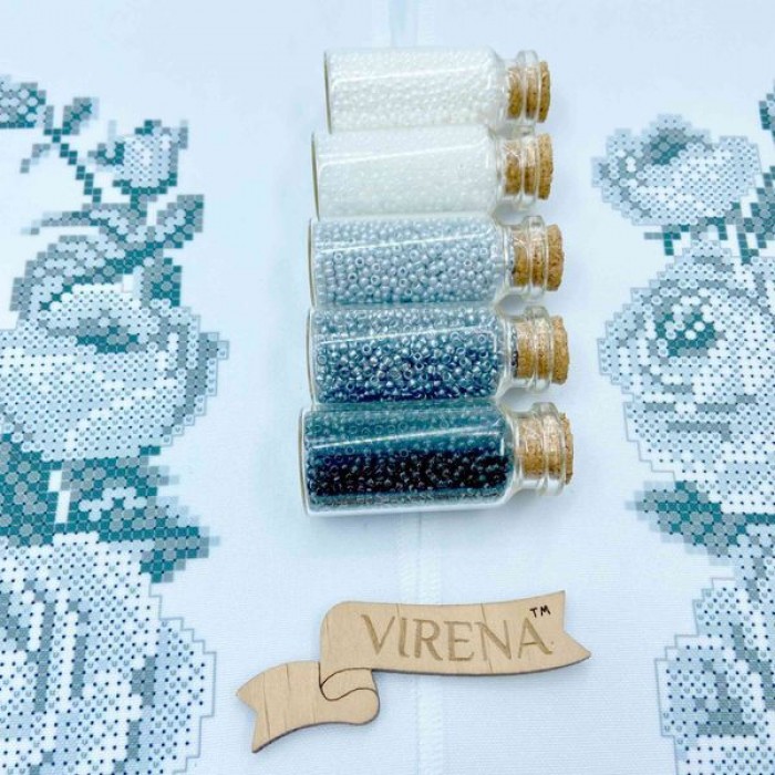 Рушник весільний великий "Срібні троянди" РВВ-062 (РВВ-062)