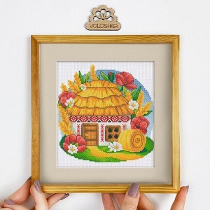 Набір для вишивки хрестиком «Українська хатинка. Серпень» (VC-008)