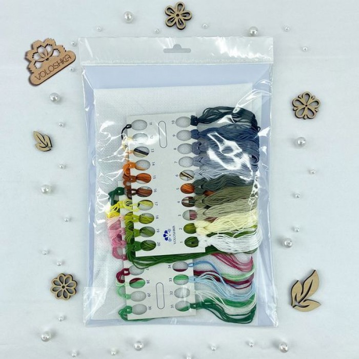 Набір для вишивки хрестиком «Українська хатинка. Листопад» (VC-011)