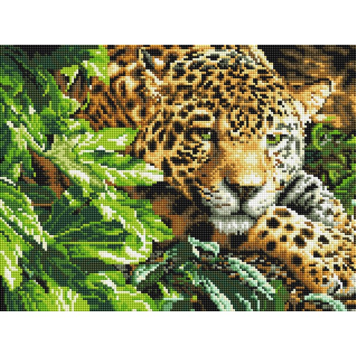 Алмазна вишивка ColorArt 30х40см "Ягуар" ST436