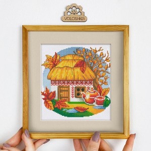 Набір для вишивки хрестиком «Українська хатинка. Листопад» (VC-011)