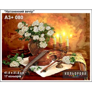 Картина для вишивки формату A3+ 080 "Натхненний вечір"