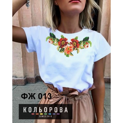 Футболка жіноча для вишивки ФЖ-013