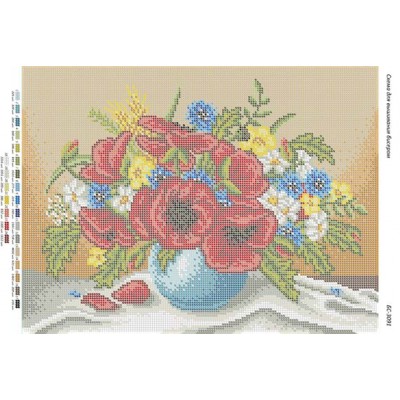 БС-3091 Натюрморт. Схема для вишивки бісером