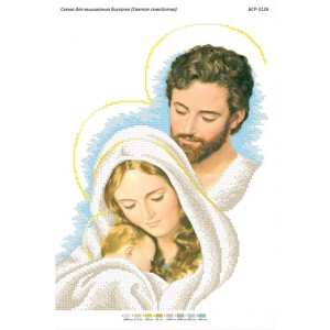 БСР-3126 Святе сімейство. Схема для вишивки бісером