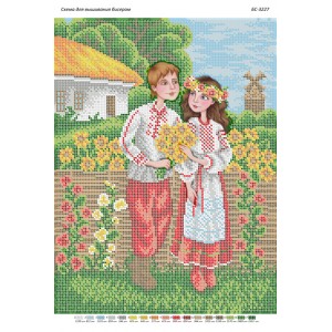 БС-3227 Квіти для Коханої. Схема для вишивки бісером