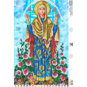 Схема для вишивки бісером за мотивами ікони О.Охапкіна «Оранта» (А3Р-014)